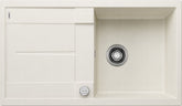 BLANCO METRA 5 S SILGRANIT mit Ablauffernbedienung reversibel softweiß 527109