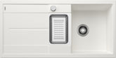 BLANCO METRA 6 S SILGRANIT mit Ablauffernbedienung mit Zubehör reversibel weiß 513046