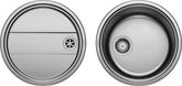 BLANCO RONDOSET 3½'' Edelstahl Bürstfinish ohne Ablauffernbedienung 513310