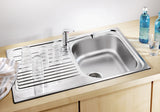 BLANCO TIPO 45 S COMP Edelstahl Naturfinish ohne Ablauffernbedienung 513441