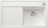 BLANCO ZENAR 45 S-F SILGRANIT mit Ablauffernbedienung ohne Zubehör Becken rechts weiß 523816