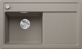 BLANCO ZENAR 45 S SILGRANIT mit Ablauffernbedienung ohne Zubehör Becken links tartufo 523859