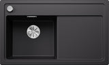 BLANCO ZENAR 45 S SILGRANIT mit Ablauffernbedienung ohne Zubehör Becken links schwarz 526034