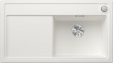 BLANCO ZENAR 5 S-F SILGRANIT mit Ablauffernbedienung ohne Zubehör Becken rechts weiß 523876