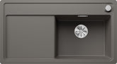 BLANCO ZENAR 5 S-F SILGRANIT mit Ablauffernbedienung ohne Zubehör Becken rechts vulkangrau 527366