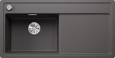 BLANCO ZENAR XL 6 S-F SILGRANIT mit Ablauffernbedienung ohne Zubehör Becken links felsgrau 523926