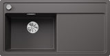 BLANCO ZENAR XL 6 S-F SILGRANIT mit Ablauffernbedienung ohne Zubehör Becken links felsgrau 523926