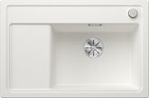 BLANCO ZENAR XL 6 S Compact SILGRANIT mit Ablauffernbedienung ohne Zubehör Becken rechts weiß 523778