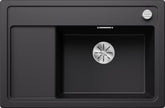 BLANCO ZENAR XL 6 S Compact SILGRANIT mit Ablauffernbedienung ohne Zubehör Becken rechts schwarz 526052