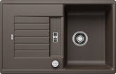 BLANCO ZIA 45 S SILGRANIT mit Ablauffernbedienung reversibel café 515069
