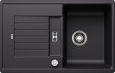 BLANCO ZIA 45 S SILGRANIT mit Ablauffernbedienung reversibel schwarz 526012