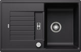 BLANCO ZIA 45 S SILGRANIT mit Ablauffernbedienung reversibel schwarz 526012