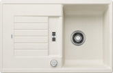 BLANCO ZIA 45 S SILGRANIT mit Ablauffernbedienung reversibel softweiß 527199