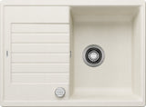 BLANCO ZIA 45 S Compact SILGRANIT mit Ablauffernbedienung reversibel softweiß 527196