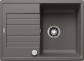 BLANCO ZIA 45 S Compact SILGRANIT mit Ablauffernbedienung reversibel vulkangrau 527379