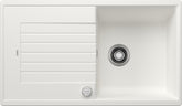 BLANCO ZIA 5 S SILGRANIT mit Ablauffernbedienung reversibel weiß 520506
