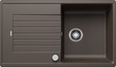 BLANCO ZIA 5 S SILGRANIT mit Ablauffernbedienung reversibel café 520510