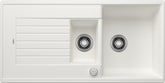BLANCO ZIA 6 S SILGRANIT mit Ablauffernbedienung reversibel weiß 514734
