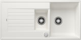 BLANCO ZIA 6 S SILGRANIT mit Ablauffernbedienung reversibel weiß 514734