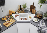 BLANCO ZIA 9 E SILGRANIT mit Ablauffernbedienung anthrazit 514756
