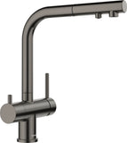 BLANCO FONTAS-S II metallische Oberfläche Hochdruck satin dark steel 527737