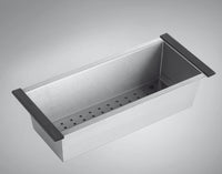 SYSTEMCERAM Einbauspüle Resteschale Edelstahl  831