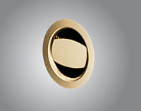 SYSTEMCERAM Einbauspüle Überlauf rund Mattgold für Juna-Serie   626