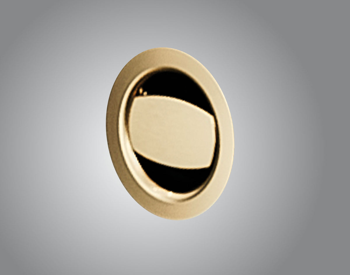 SYSTEMCERAM Einbauspüle Überlauf rund Mattgold für Juna-Serie   626