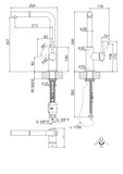 SYSTEMCERAM Armatur Skiva heraus. Ausl. Edelstahl massiv   10041