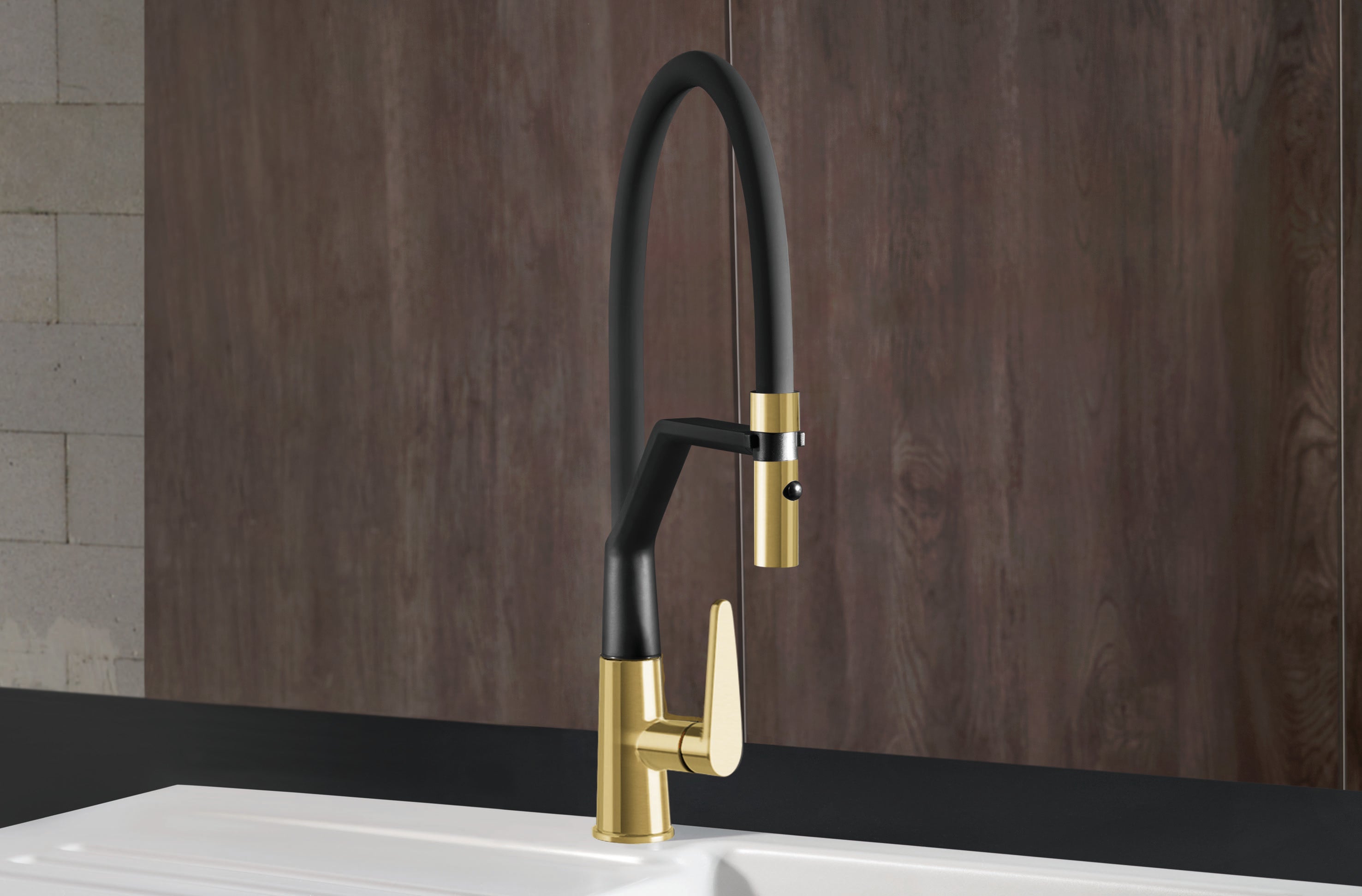 SYSTEMCERAM Armatur Tono Pro Gold 360° drehbar   10438