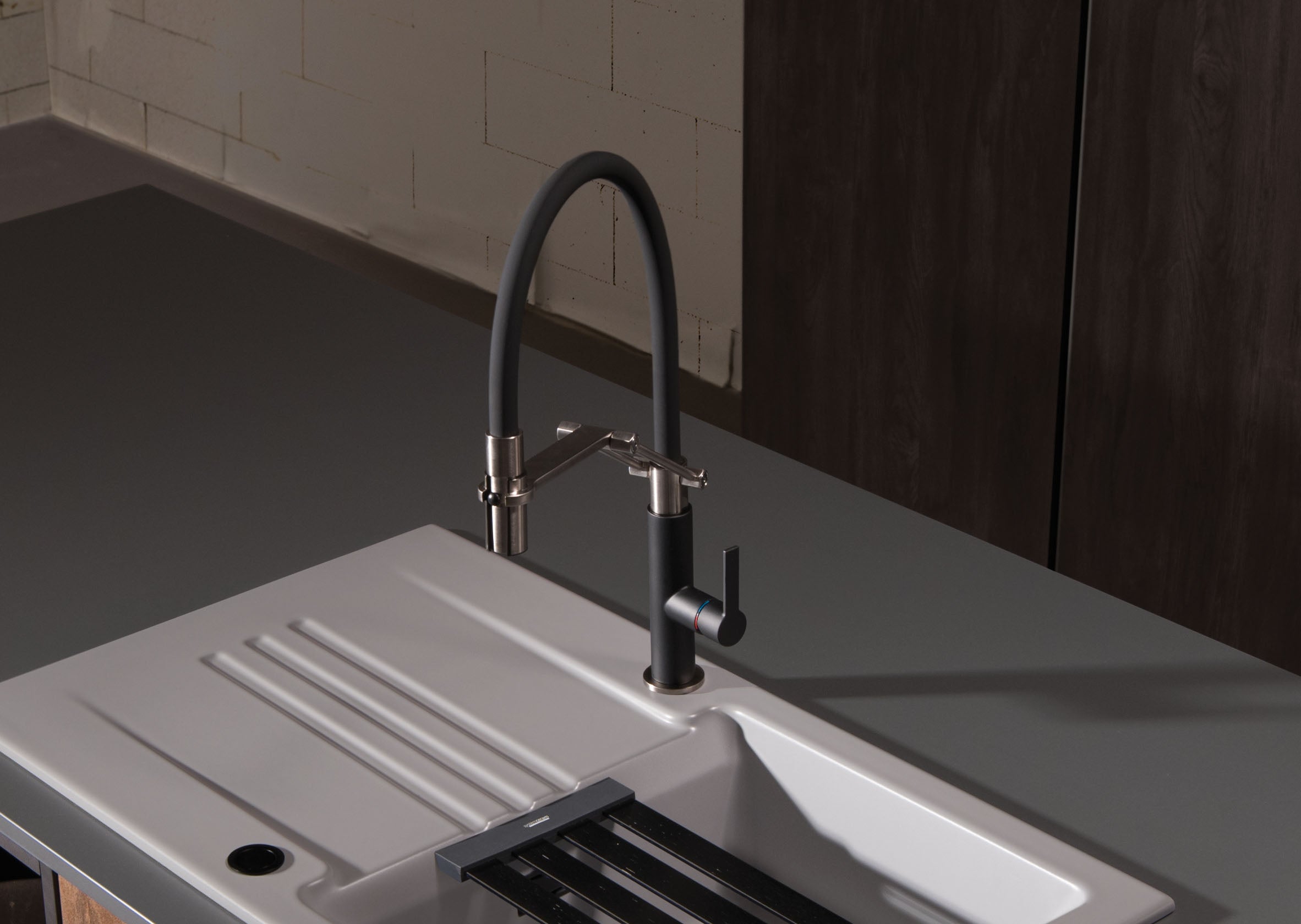 SYSTEMCERAM Armatur Offeo Pro Schwarz   18734