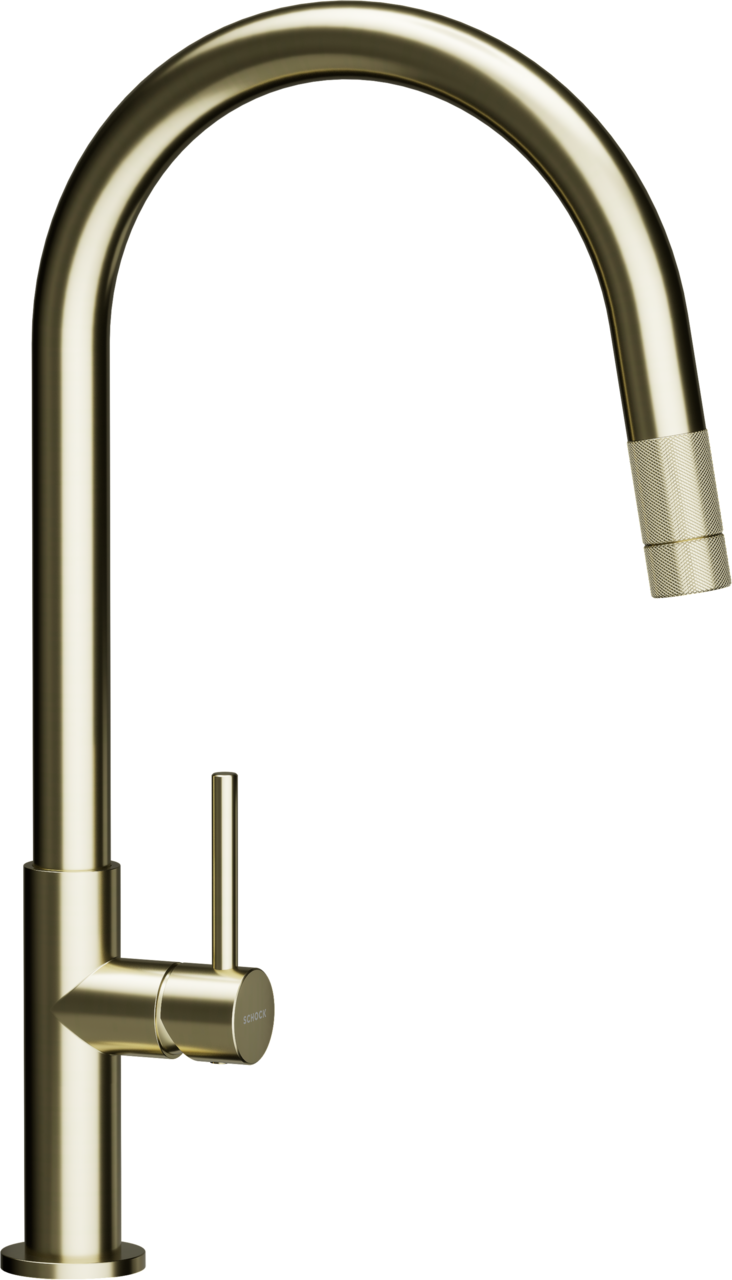 SCHOCK Einhebelmischer TALIA SA Schlauchbrause  White Gold 536120WGO