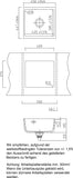 SYSTEMCERAM Einbauspüle Mera 42 U / g Polar 13 inkl. Excenterbetätigung, für 50 cm Schrankbreite, Spüle zum Unterbau mit geschliffener Oberseite Unterbau keine Beckenlage 54010213