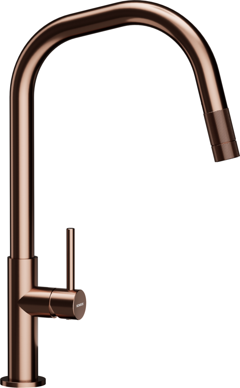 SCHOCK Einhbelmischer TALINOS Schlauchbrause  Copper Brushed 545120COB