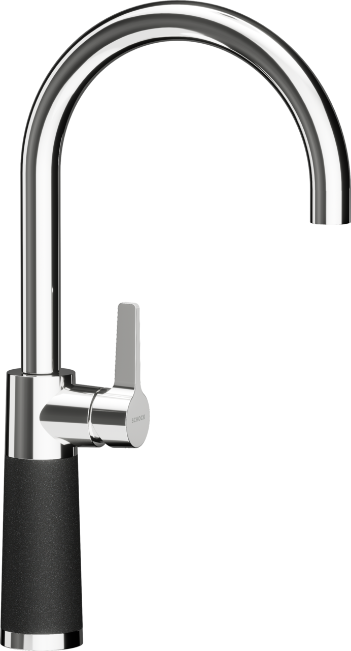 SCHOCK Einhebelmischer SC-520 Cristalite Festauslauf  Onyx 555000GON