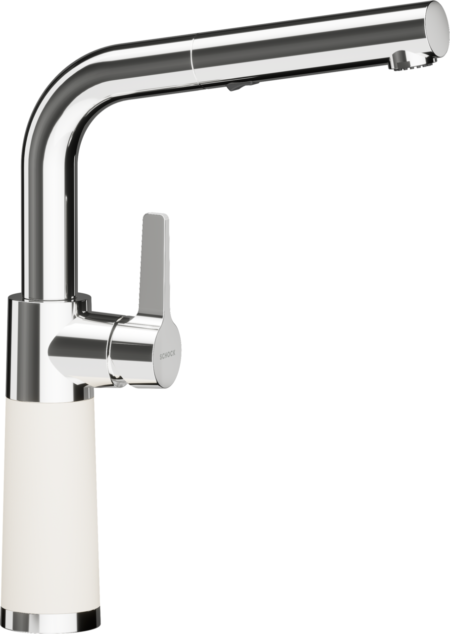 SCHOCK Einhebelmischer SC-540 Cristadur Schlauchbrause  Magnolia 557120MGL