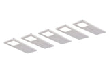 Tebü LED Rechteckleuchten-SET 6048-5 (4000 K) 5er Set