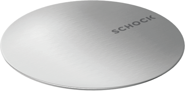 SCHOCK Wastecap mit Schock Logo passend für 3 1/2"  Siebkorb  628152