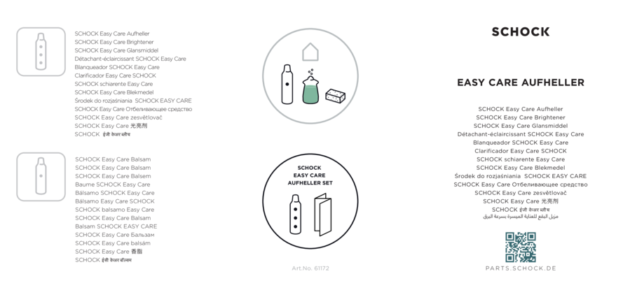 SCHOCK Easy Care Aufheller 250 ml speziell für helle Spülen  629019