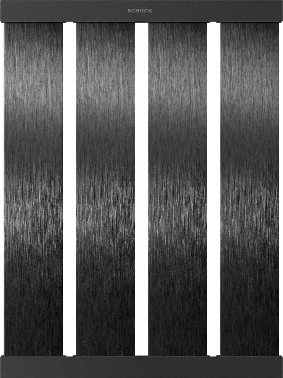 SCHOCK Design Abtropfgitter in Brushed Black Metalic Schwarz 629725S