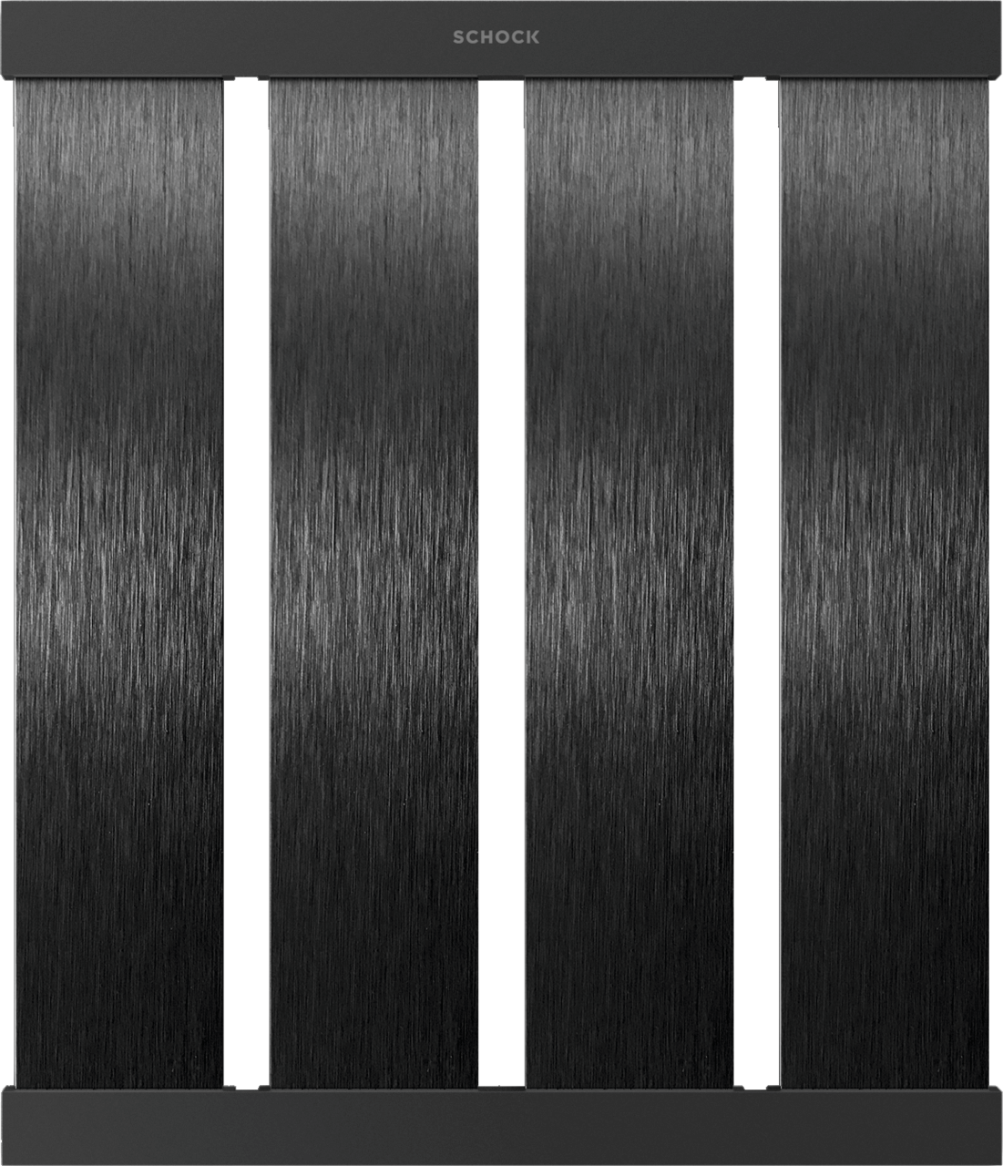SCHOCK Design Abtropfgitter in Brushed Black Metalic Schwarz 629726S