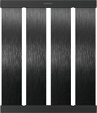 SCHOCK Design Abtropfgitter in Brushed Black Metalic Schwarz 629726S