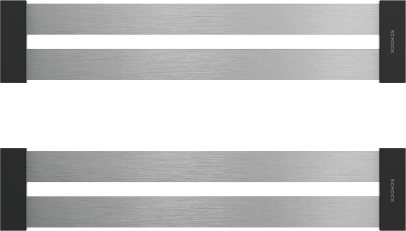 SCHOCK Design Abtropfgitter optimal geeignet für Auflage und flächenbündige Spülen passend zu: Greenwich N-200, Horizont D-100,  629738EDM