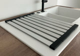 SYSTEMCERAM Einbauspüle Premium Faltmatte Edelstahl 345 x 450 mm   842