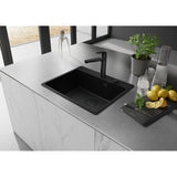 FRANKE Fragranitebecken MRG 610-54 A Black Matt Handbedienung 114.0708.042
