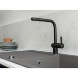 FRANKE Atlas Neo L Zugauslauf Industrial black Seitenbedien. 115.0550.427