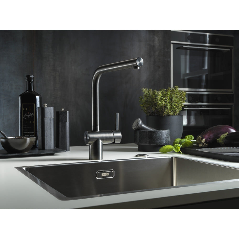 FRANKE Atlas Neo Sensor L Festauslauf Industrial black Seitenbedien. 115.0625.525