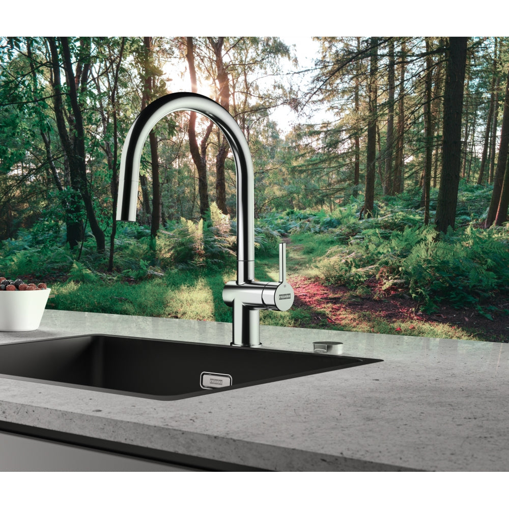 FRANKE Active J Auszugsbrause Chrom Seitenbedienung 115.0653.401