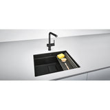 FRANKE Active Twist L Festauslauf Black matt Seitenbedienung 115.0669.768