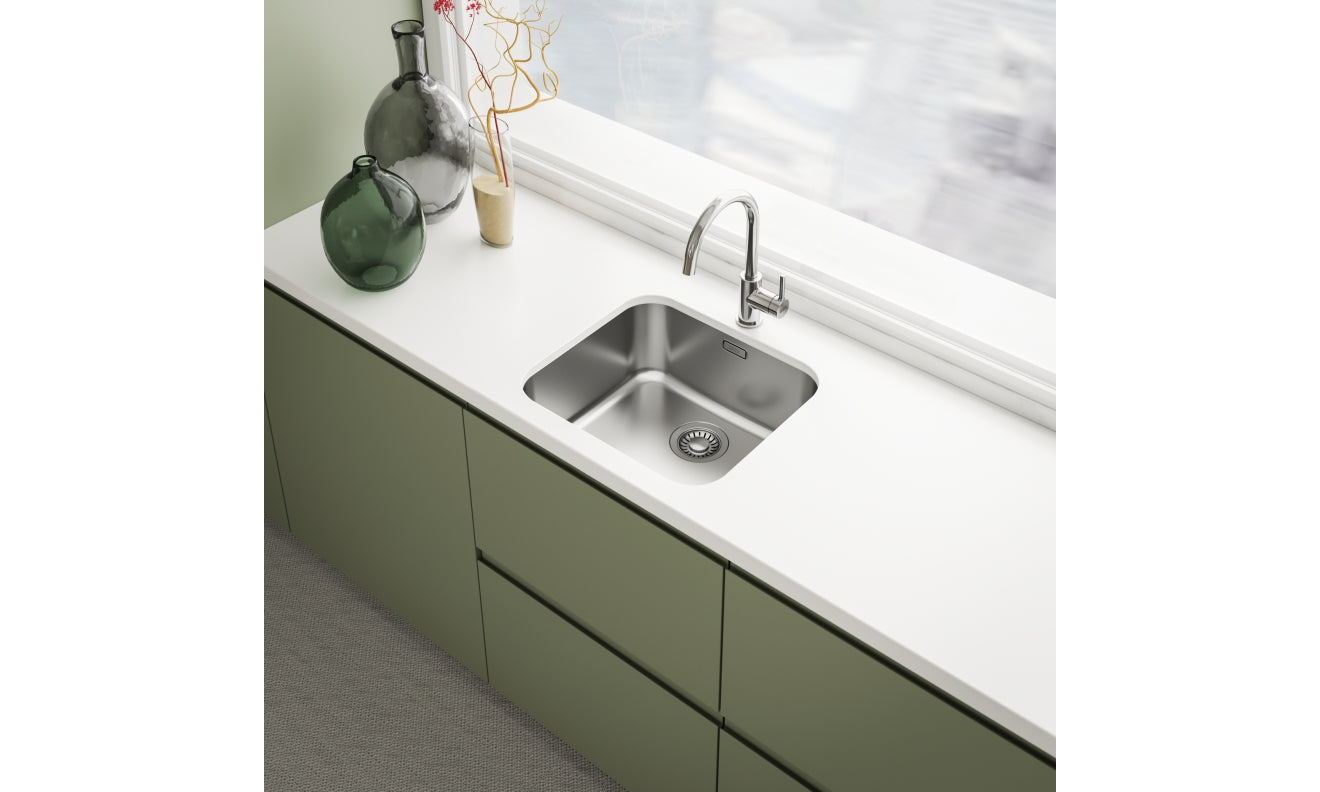 FRANKE Edelstahlbecken SRX 110-45 (50) Edelstahl Handbedienung 122.0744.962